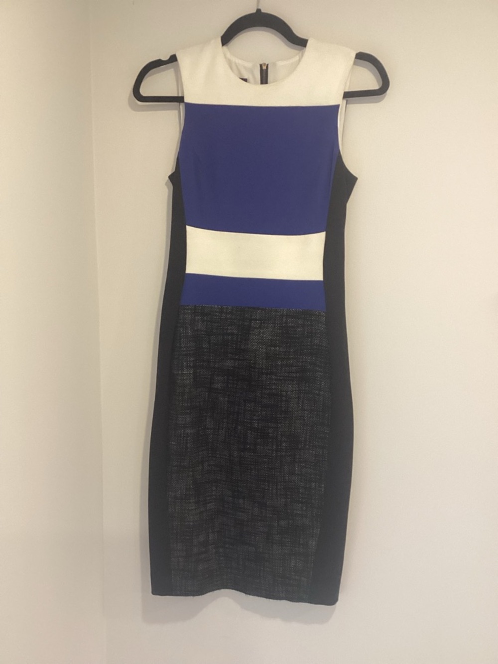 Judith Charles Black and Blue Women's Dress